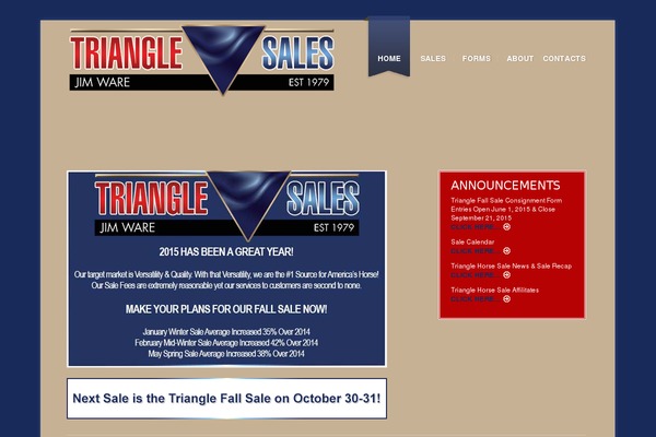trihorse.com site used Theme1527
