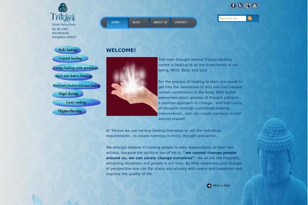 Oxygen theme site design template sample