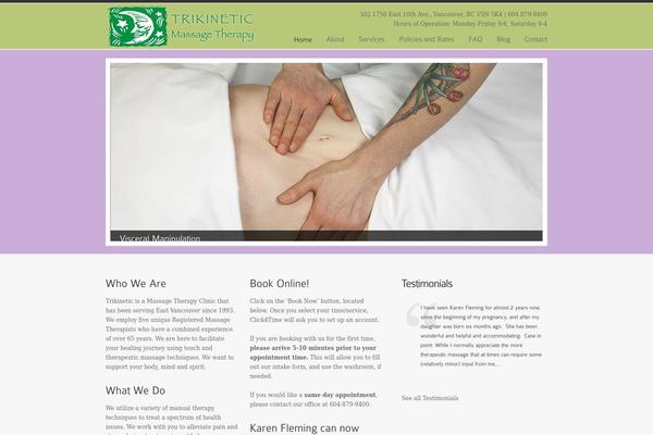 Elegance theme site design template sample