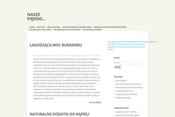 Flexible theme site design template sample