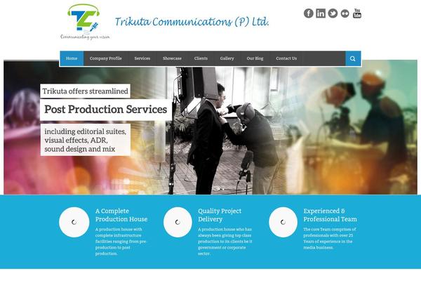 Ultimate theme site design template sample