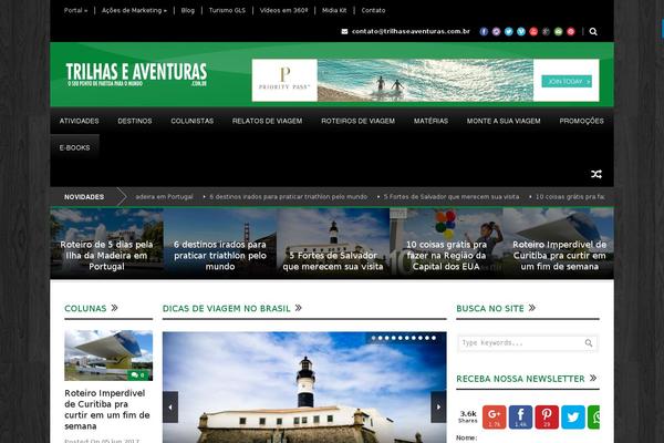 Site using G1-socials plugin