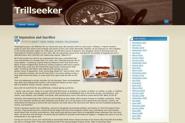 Arclite theme site design template sample