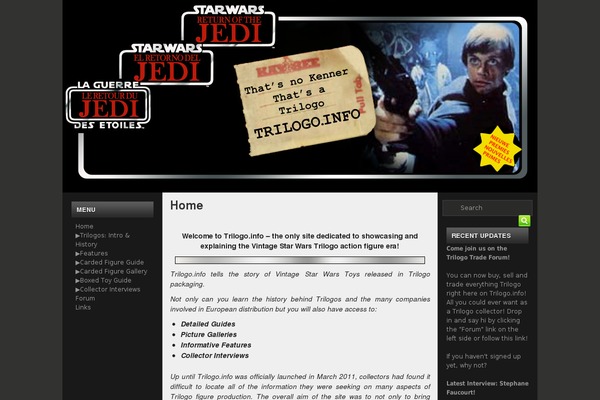Site using Collapsing Pages plugin