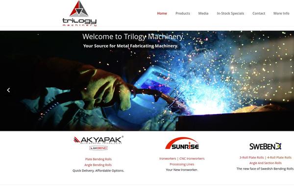 Impreza theme site design template sample