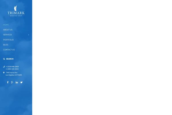 Flora theme site design template sample