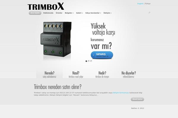Nova theme site design template sample
