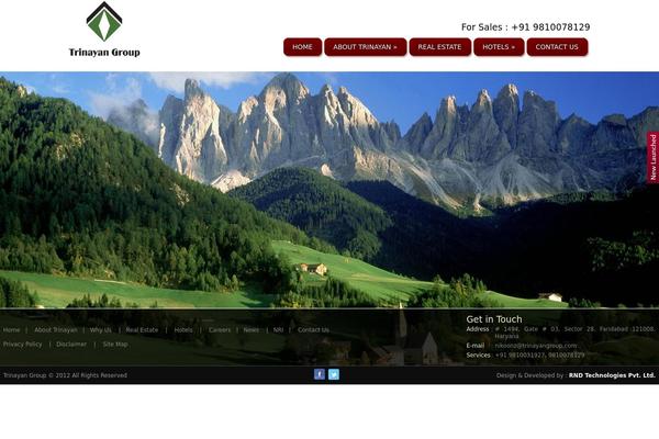 LightBright theme site design template sample