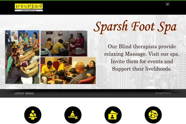 Charity theme site design template sample