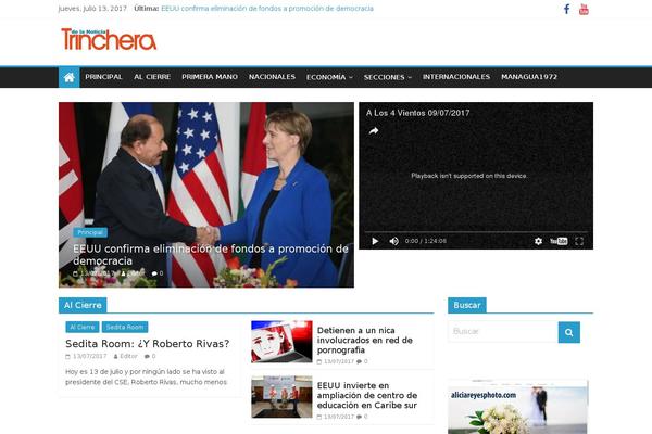 Feather Magazine theme site design template sample