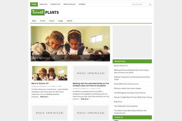 Channel theme site design template sample