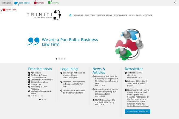 triniti.eu site used Triniti