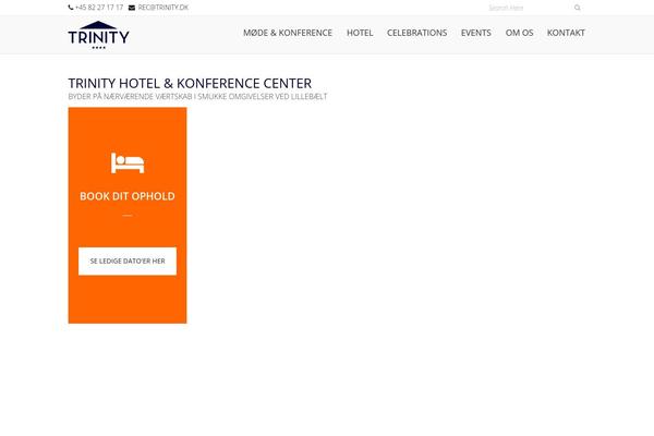 Trinity theme site design template sample