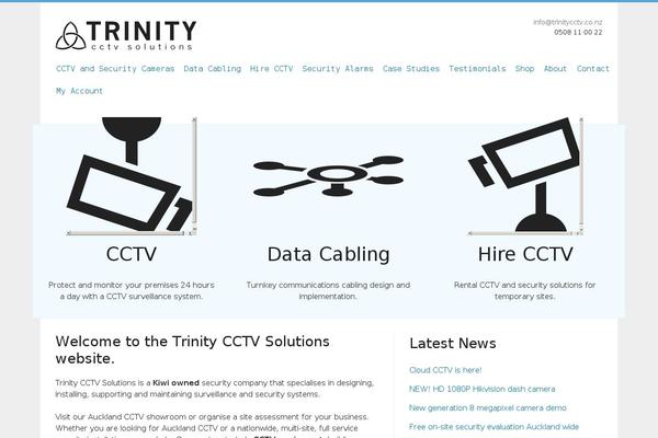 Trinity theme site design template sample