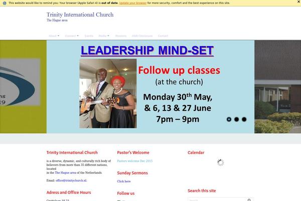 Site using Church Pack plugin