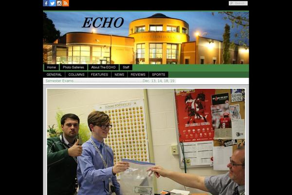 trinityecho.com site used Sno Flex