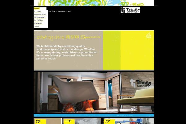 Trinity theme site design template sample