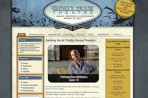 trinityhousetheatre.org site used Tht
