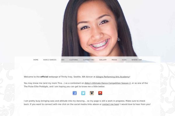 Snaps theme site design template sample
