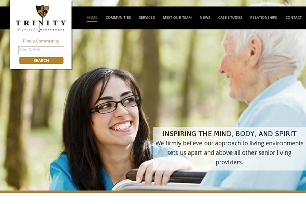 Trinity theme site design template sample