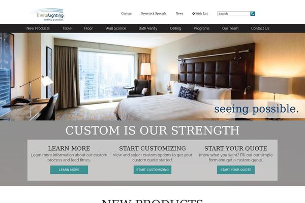 Trinity theme site design template sample