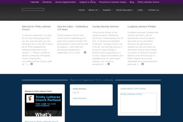 trinitylutheranportland.org site used Tlcs