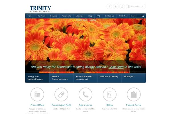 trinitymedassoc.com site used Slamdot-child-theme