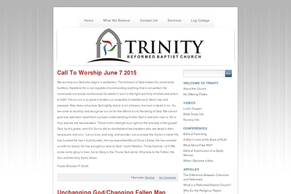 trinityrbc.org site used Tropicala