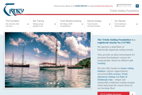 Site using Featured Page Widget plugin