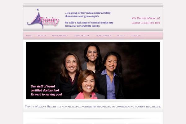 Clinique theme site design template sample