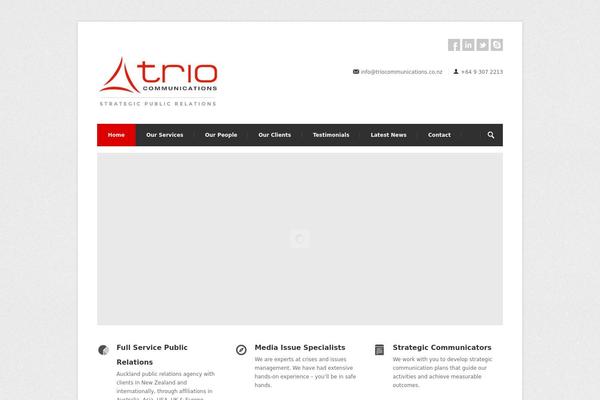 Centum theme site design template sample