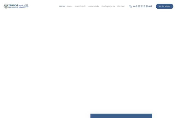 Prodent-child theme site design template sample