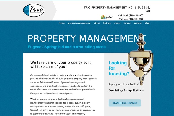 triopm.com site used Trio