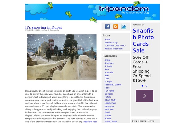 Site using GeoPress plugin
