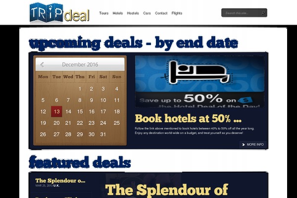 Event theme site design template sample