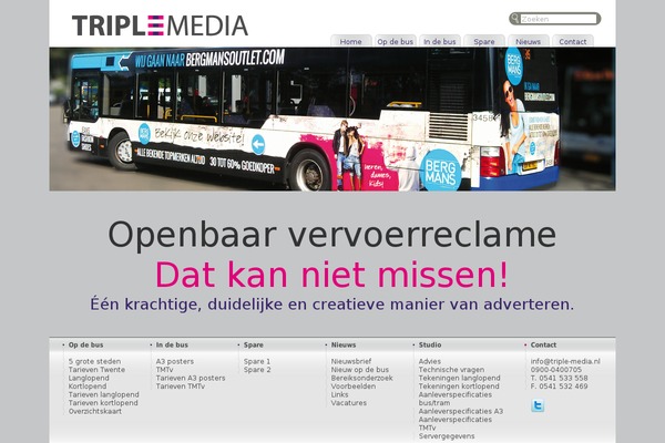 Standaard theme site design template sample