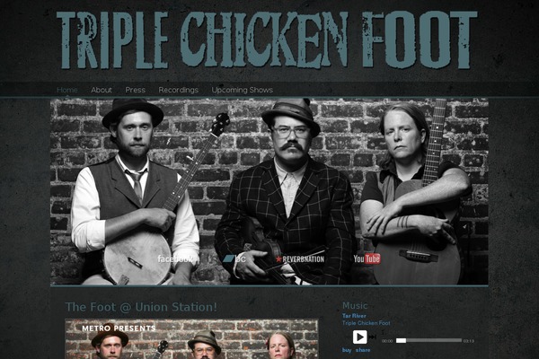 Dark-n-gritty theme site design template sample