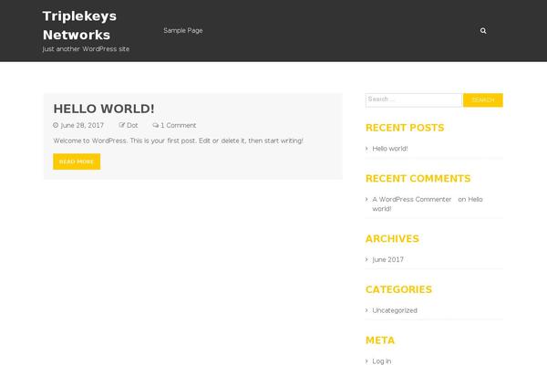 Tonic theme site design template sample