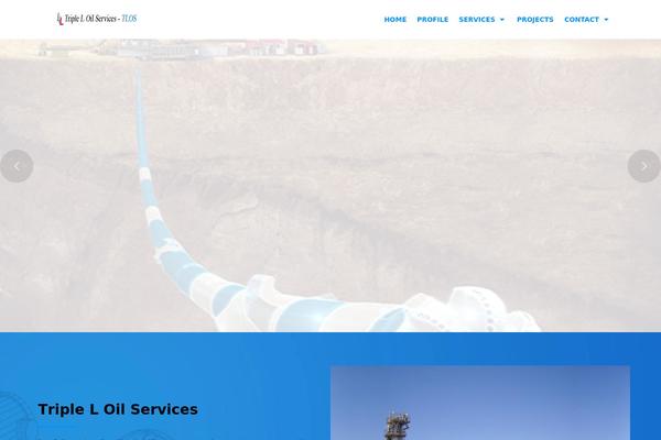 Petroleum theme site design template sample