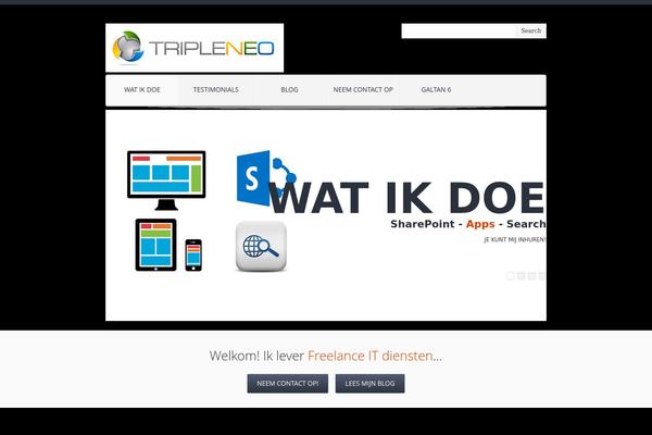 Think theme site design template sample
