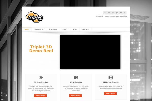 Aegaeus theme site design template sample