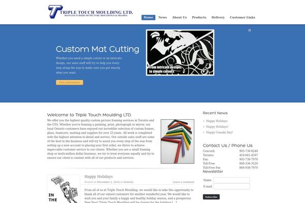 Promotion theme site design template sample