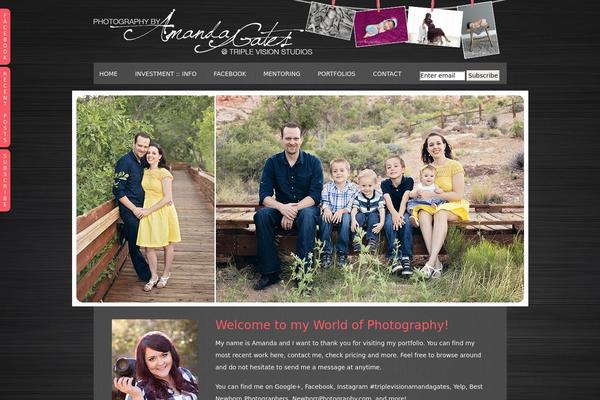 Prophoto4 theme site design template sample