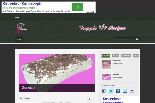 Site using Follow us on widget plugin