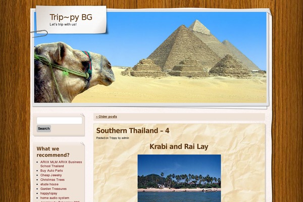 Adventure Journal theme site design template sample
