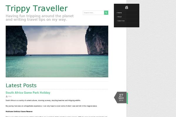 LeatherDiary theme site design template sample