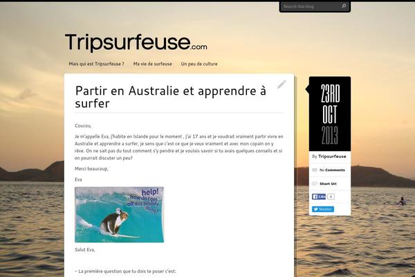 Waves theme site design template sample