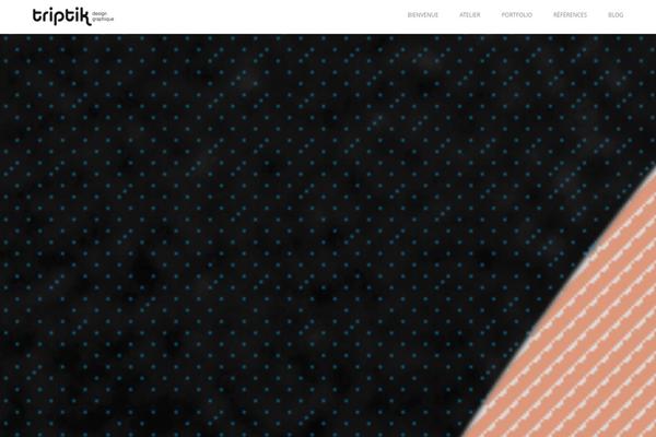 Visia theme site design template sample