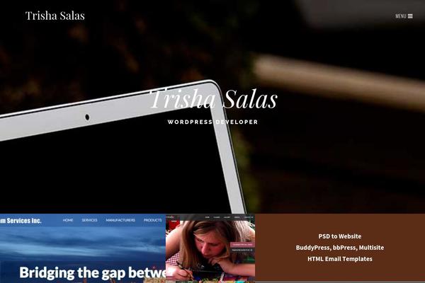 trishasalas.com site used Portfolio