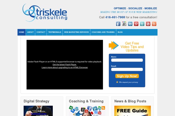 Site using Social Media Widget by Acurax plugin